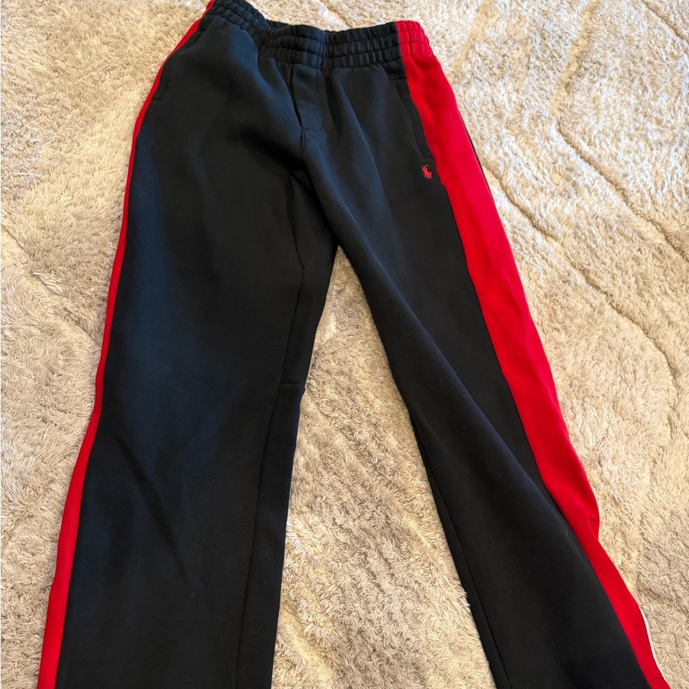 Polo Ralph Lauren joggers.